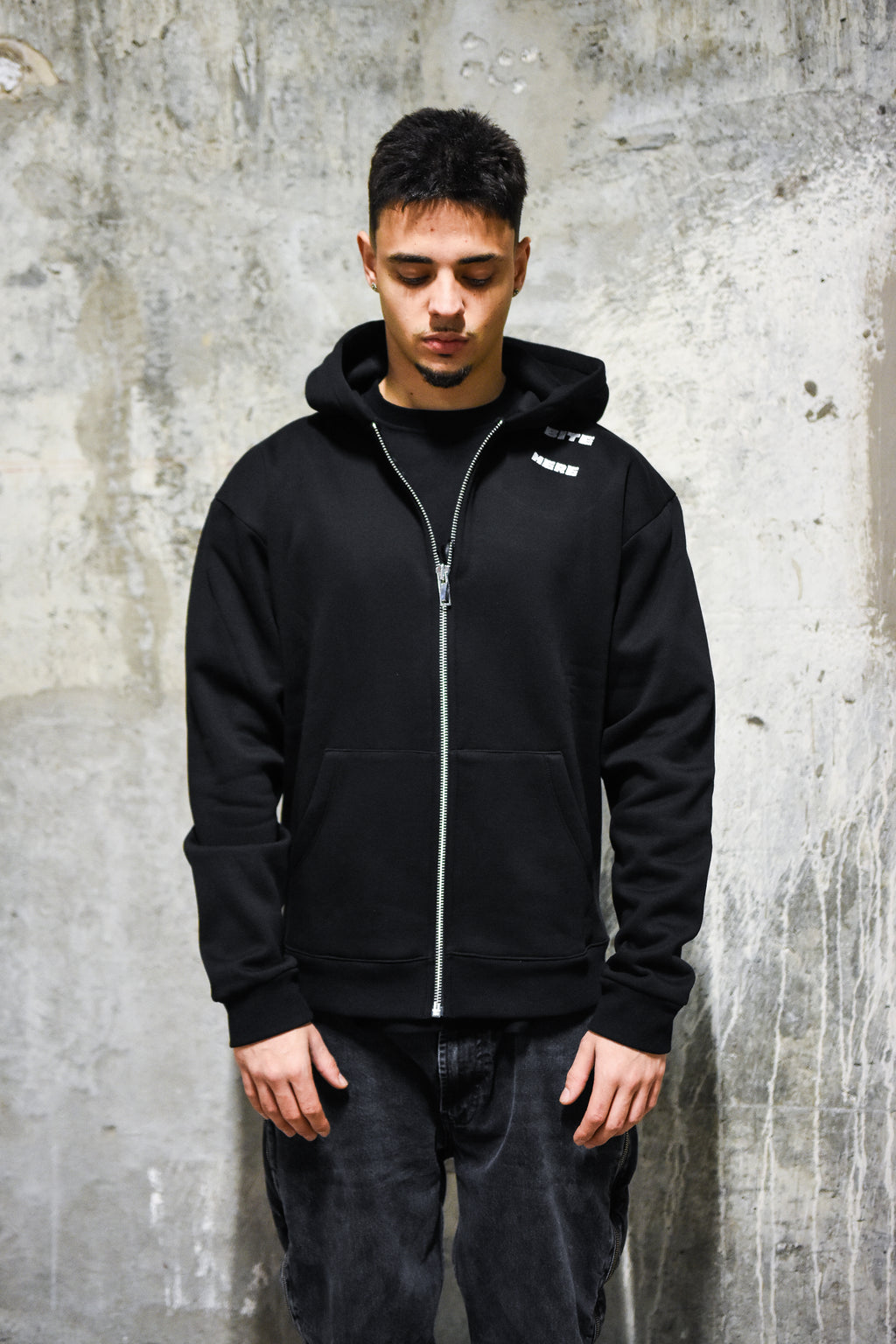 Hanorac Negru BlancoAir Bite