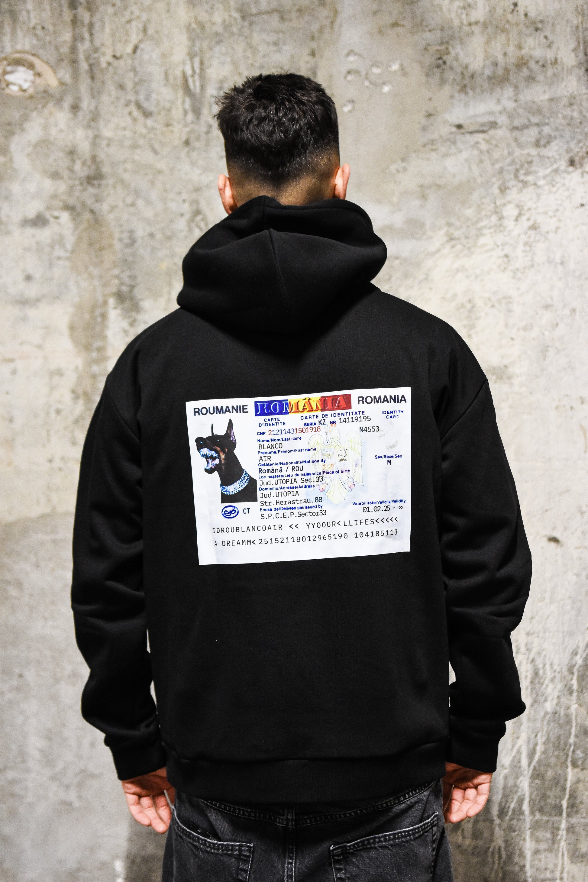 Hanorac Negru BlancoAir I.D.