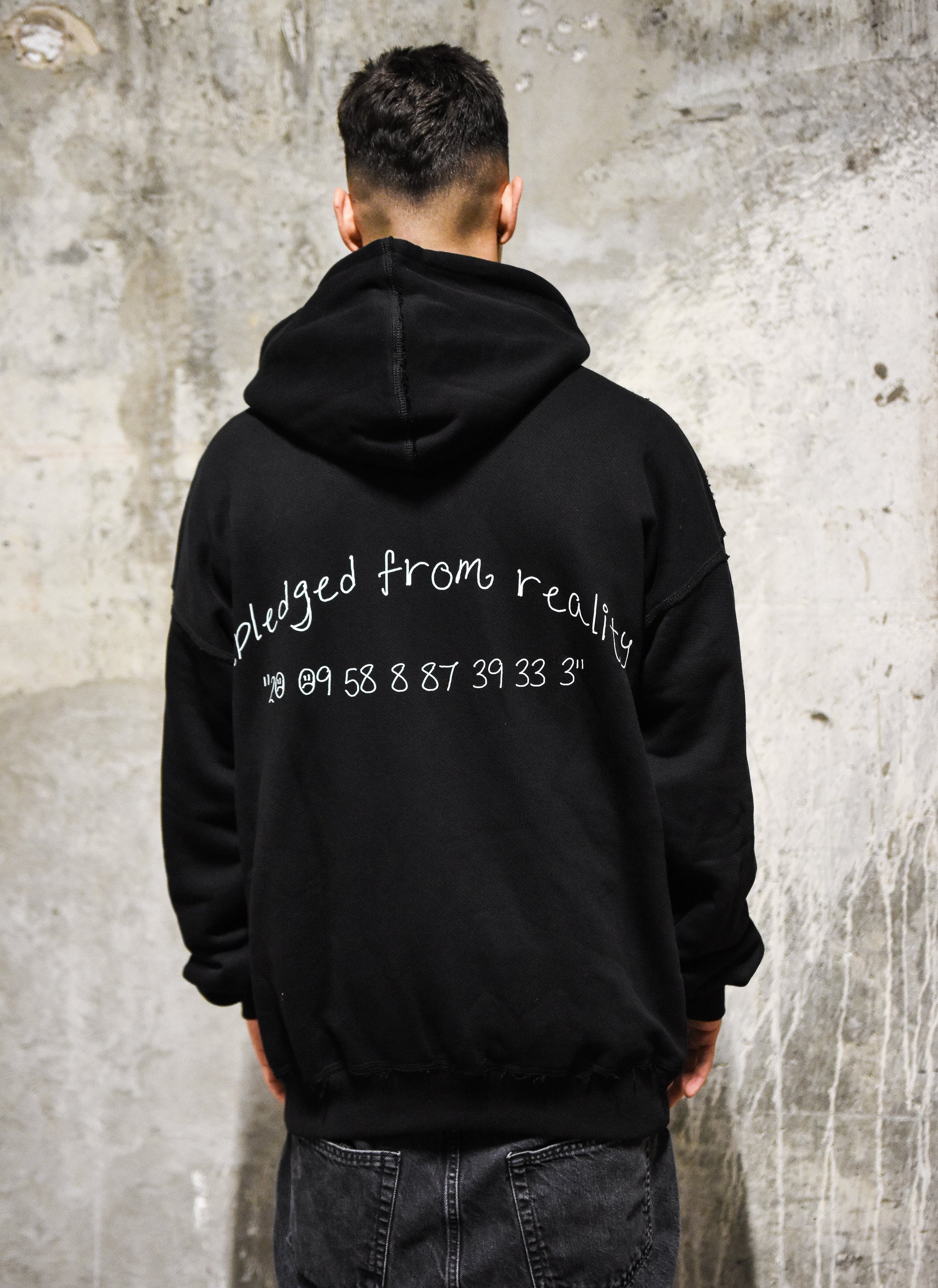 Hanorac Negru Unpledged Reality