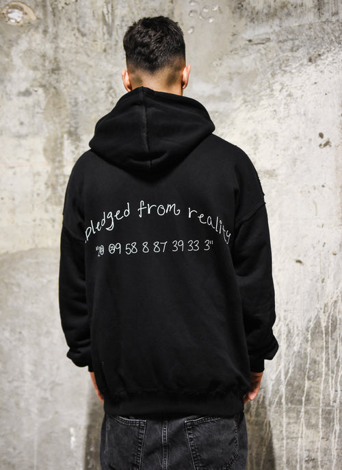 Hanorac Negru Unpledged Reality