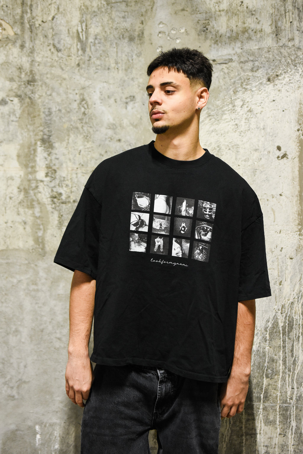 Tricou Negru LFMN Photoshoot